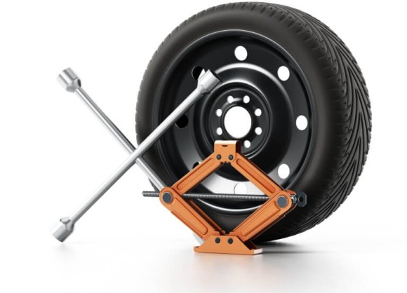 Werkzeuge für die Radmontage