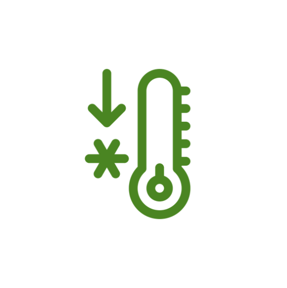 Niedrigere Reibungswärme