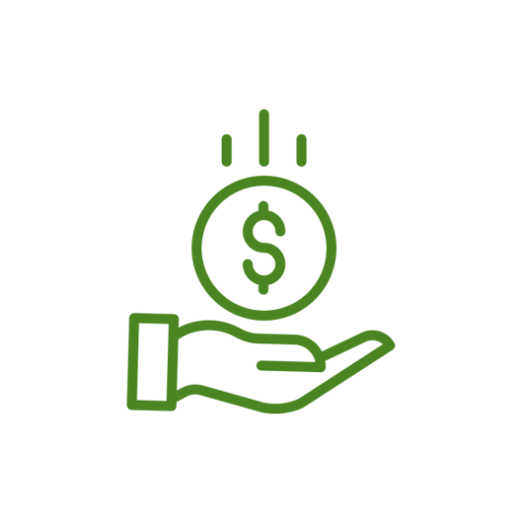 Geringere Materialkosten