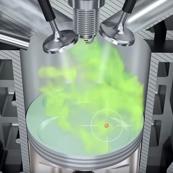 LSPI Vorentflammung Animation